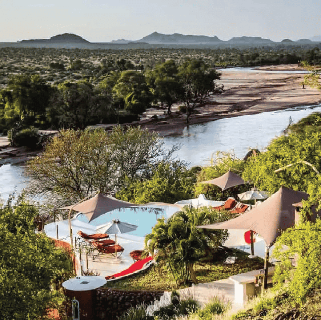 Sasaab Lodge – Handcrafted Modern & Traditional Designs Luxury Safari Experience.